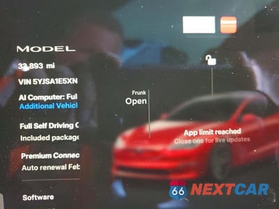 Zdjęcie 9 z 12 samochodu: 2022 TESLA MODEL S VIN:5YJSA1E5XNF464616 - miniatura