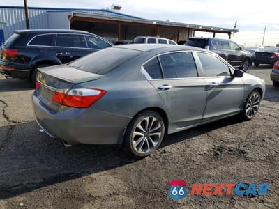 Trzecie zdjęcie samochodu z tyłu: 2014 HONDA ACCORD SPORT VIN:1HGCR2F53EA231205 - miniatura