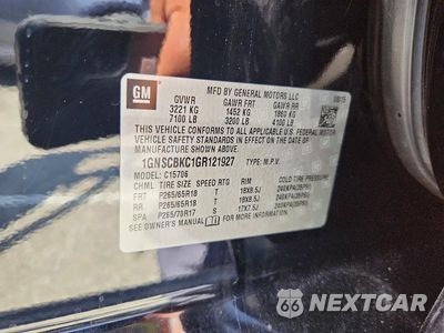 Zdjęcie 13 z 13 samochodu: 2016 CHEVROLET TAHOE C1500 LT VIN:1GNSCBKC1GR121927 - miniatura