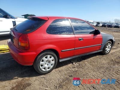 Trzecie zdjęcie samochodu z tyłu: 1998 HONDA CIVIC DX VIN:2HGEJ644XWH107999 - miniatura