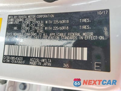 Zdjęcie 14 z 14 samochodu: 2018 LEXUS NX 300 BASE VIN:JTJBARBZ0J2157083 - miniatura
