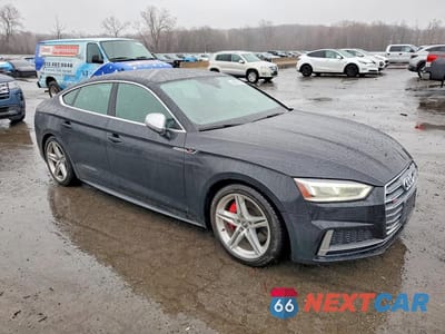 Czwarte zdjęcie samochodu z boku: 2019 AUDI S5 PREMIUM PLUS VIN:WAUB4CF57KA000718 - miniatura