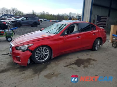 2021 INFINITI Q50 LUXE JN1EV7BR0MM755274 - główne zdjęcie licytacji z USA - miniatura