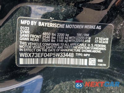 Zdjęcie 12 z 12 samochodu: 2023 BMW X1 XDRIVE28I VIN:WBX73EF04P5W33448 - miniatura