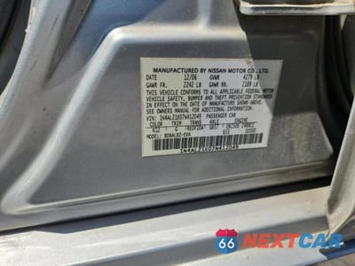 Zdjęcie 12 z 12 samochodu: 2007 NISSAN ALTIMA 2.5 VIN:1N4AL21E07N412049 - miniatura