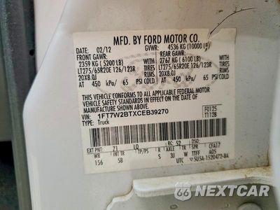 Zdjęcie 12 z 12 samochodu: 2012 FORD F250 SUPER DUTY VIN:1FT7W2BTXCEB39270 - miniatura