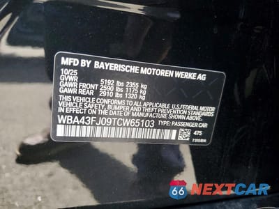 Zdjęcie 12 z 12 samochodu: 2026 BMW 530 I VIN:WBA43FJ09TCW65103 - miniatura