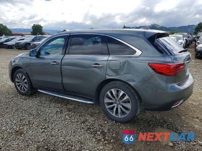 Drugie zdjęcie samochodu z przodu: 2016 ACURA MDX TECHNOLOGY VIN:5FRYD3H42GB003735 - miniatura