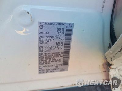 Zdjęcie 13 z 13 samochodu: 2019 NISSAN ROGUE VIN:5N1AT2MVXKC822279 - miniatura