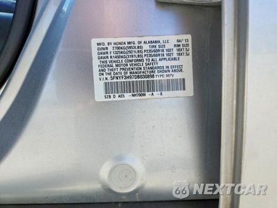 Zdjęcie 13 z 13 samochodu: 2013 HONDA PILOT TOURING VIN:5FNYF3H97DB030898 - miniatura