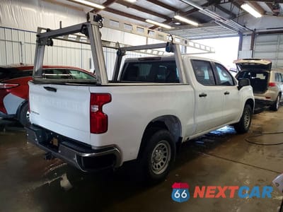 Trzecie zdjęcie samochodu z tyłu: 2019 CHEVROLET SILVERADO C1500 VIN:1GCPWAEF8KZ185915 - miniatura
