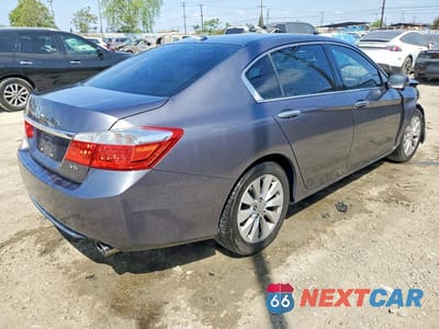 Trzecie zdjęcie samochodu z tyłu: 2014 HONDA ACCORD EXL VIN:1HGCR3F81EA013831 - miniatura