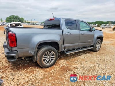 Trzecie zdjęcie samochodu z tyłu: 2021 CHEVROLET COLORADO VIN:1GCGSBEN8M1166839 - miniatura