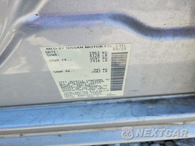 Zdjęcie 12 z 12 samochodu: 2019 NISSAN ALTIMA S VIN:1N4BL4BV5KN325822 - miniatura