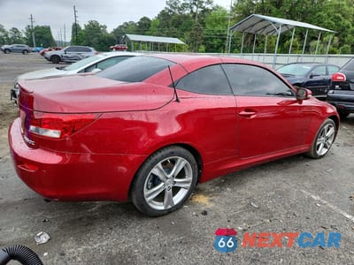 Trzecie zdjęcie samochodu z tyłu: 2012 LEXUS IS 350 VIN:JTHFE2C27C2507912 - miniatura