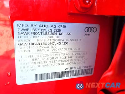 Zdjęcie 14 z 14 samochodu: 2020 AUDI Q3 PRESTIGE S-LINE VIN:WA1FECF32L1002596 - miniatura