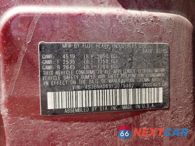 Zdjęcie 13 z 13 samochodu: 2015 SUBARU LEGACY 2.5I PREMIUM VIN:4S3BNAD69F3075382 - miniatura