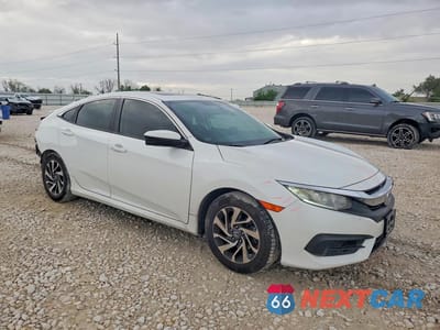 Czwarte zdjęcie samochodu z boku: 2017 HONDA CIVIC EX VIN:19XFC2F76HE029202 - miniatura