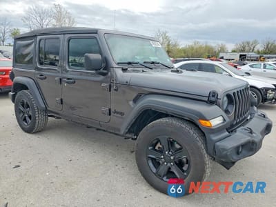 Czwarte zdjęcie samochodu z boku: 2019 JEEP WRANGLER UNLIMITED SPORT VIN:1C4HJXDG7KW650380 - miniatura