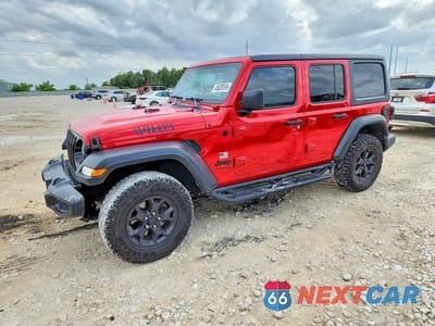 2021 JEEP WRANGLER UNLIMITED SPORT 1C4HJXDN7MW815720 - główne zdjęcie licytacji z USA - miniatura