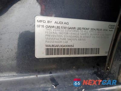 Zdjęcie 12 z 12 samochodu: 2016 AUDI S4 PREMIUM PLUS VIN:WAUBGAFL0GA006054 - miniatura