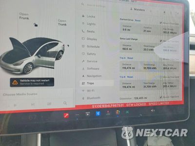Zdjęcie 9 z 13 samochodu: 2020 TESLA MODEL 3 VIN:5YJ3E1EB4LF667531 - miniatura