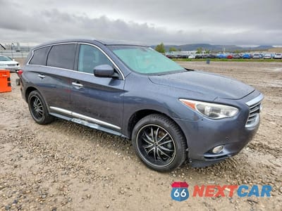 Czwarte zdjęcie samochodu z boku: 2013 INFINITI JX35 BASE VIN:5N1AL0MM0DC301733 - miniatura