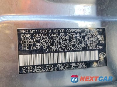 Zdjęcie 13 z 13 samochodu: 2014 LEXUS GS 350 VIN:JTHBE1BL1E5039423 - miniatura