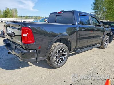 Trzecie zdjęcie samochodu z tyłu: 2025 RAM 1500 LARAMIE VIN:1C6SRFJP2SN629334 - miniatura