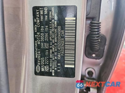 Zdjęcie 12 z 12 samochodu: 2025 HYUNDAI ELANTRA SE VIN:KMHLL4DG5SU044988 - miniatura