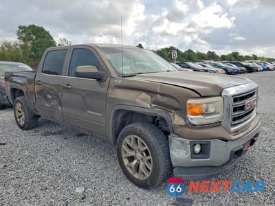 Czwarte zdjęcie samochodu z boku: 2015 GMC SIERRA K1500 SLE VIN:3GTU2UEC6FG505390 - miniatura