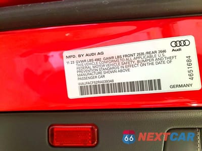 Zdjęcie 13 z 13 samochodu: 2024 AUDI A5 PREMIUM PLUS 45 VIN:WAUFACF52RA039348 - miniatura