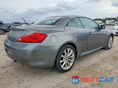 Trzecie zdjęcie samochodu z tyłu: 2012 INFINITI G37 CONVERTIBLE BASE VIN:JN1CV6FE5CM201784 - miniatura
