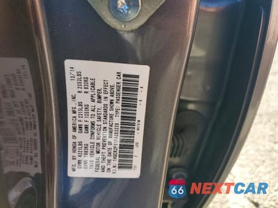 Zdjęcie 13 z 13 samochodu: 2015 HONDA ACCORD EXL VIN:1HGCR2F81FA053239 - miniatura