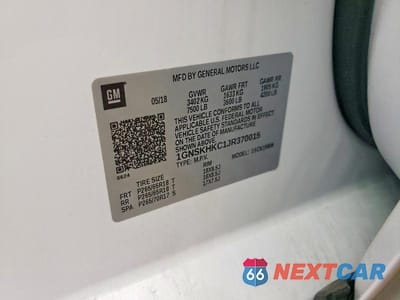 Zdjęcie 14 z 14 samochodu: 2018 CHEVROLET SUBURBAN K1500 LT VIN:1GNSKHKC1JR370015 - miniatura