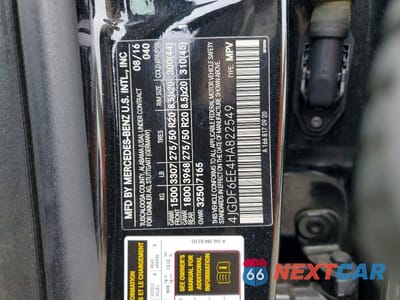 Zdjęcie 13 z 13 samochodu: 2017 MERCEDES-BENZ GLS 450 4MATIC VIN:4JGDF6EE4HA822549 - miniatura