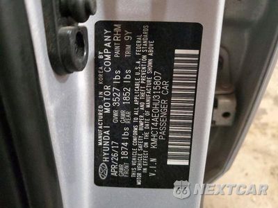 Zdjęcie 13 z 13 samochodu: 2017 HYUNDAI ACCENT SE VIN:KMHCT4AE0HU315807 - miniatura