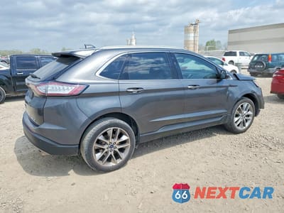 Trzecie zdjęcie samochodu z tyłu: 2018 FORD EDGE TITANIUM VIN:2FMPK4K97JBB86160 - miniatura