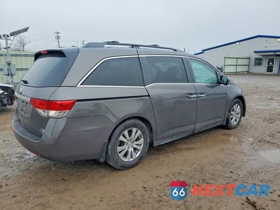 Trzecie zdjęcie samochodu z tyłu: 2016 HONDA ODYSSEY EXL VIN:5FNRL5H69GB137812 - miniatura