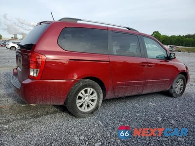 Trzecie zdjęcie samochodu z tyłu: 2012 KIA SEDONA LX VIN:KNDMG4C75C6427818 - miniatura