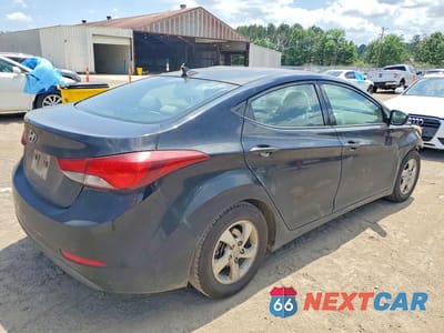 Trzecie zdjęcie samochodu z tyłu: 2014 HYUNDAI ELANTRA SE VIN:5NPDH4AE4EH541705 - miniatura