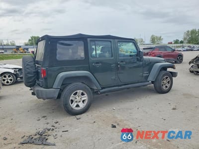 Trzecie zdjęcie samochodu z tyłu: 2010 JEEP WRANGLER UNLIMITED SPORT VIN:1J4BA3H11AL121067 - miniatura