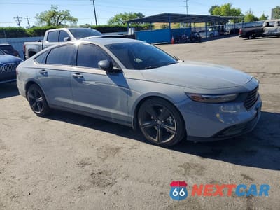 Czwarte zdjęcie samochodu z boku: 2023 HONDA ACCORD HYBRID SPORT-L VIN:1HGCY2F70PA019160 - miniatura