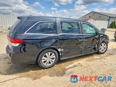 Trzecie zdjęcie samochodu z tyłu: 2014 HONDA ODYSSEY EXL VIN:5FNRL5H63EB063669 - miniatura