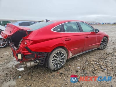 Trzecie zdjęcie samochodu z tyłu: 2020 HYUNDAI SONATA SEL PLUS VIN:5NPEJ4J25LH020908 - miniatura