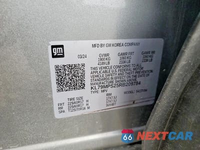 Zdjęcie 13 z 13 samochodu: 2024 CHEVROLET TRAILBLAZER LT VIN:KL79MPS25RB209784 - miniatura