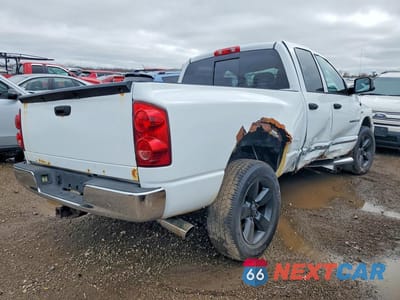 Trzecie zdjęcie samochodu z tyłu: 2007 DODGE RAM 1500 ST VIN:1D7HU18217S154918 - miniatura