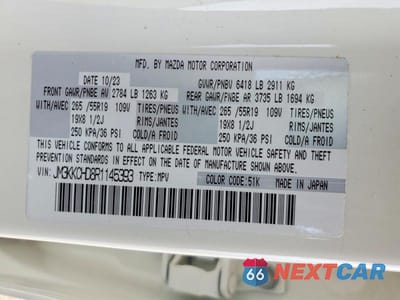 Zdjęcie 13 z 13 samochodu: 2024 MAZDA CX-90 PREFERRED PLUS VIN:JM3KKCHD8R1145393 - miniatura