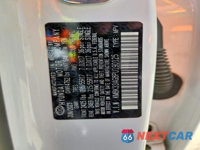 Zdjęcie 13 z 13 samochodu: 2023 HYUNDAI KONA SEL VIN:KM8K33AG8PU190125 - miniatura