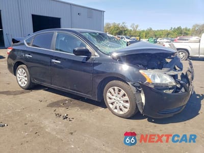 Czwarte zdjęcie samochodu z boku: 2013 NISSAN SENTRA S VIN:3N1AB7AP8DL638544 - miniatura